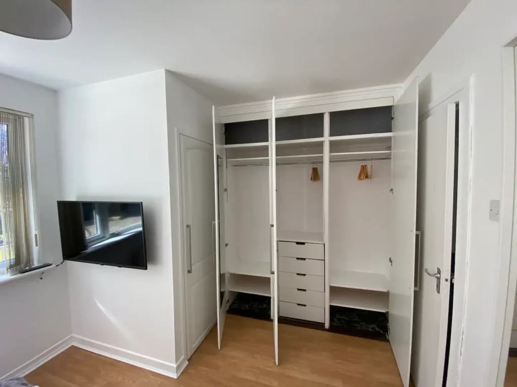 Bedroom one storage space Bedroom one storage space